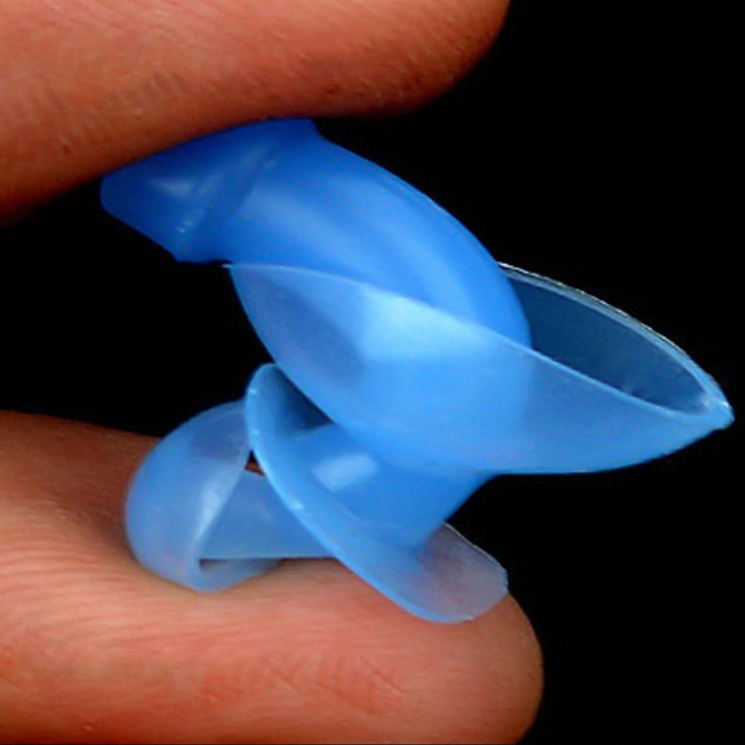 Wukusy soft silicone ear plugs for hearing protection, 2-piece set, designed for comfortable noise reduction and health care.
