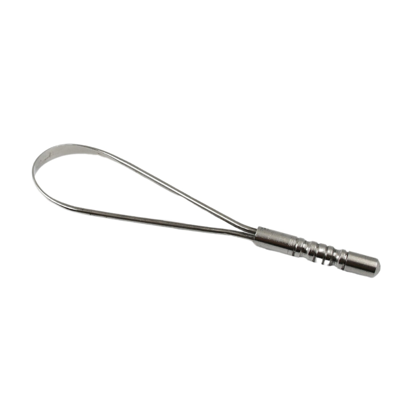 Wukusy steel tongue cleaner and scraper, health care tool for oral hygiene, with a stainless steel design for effective tongue cleaning.