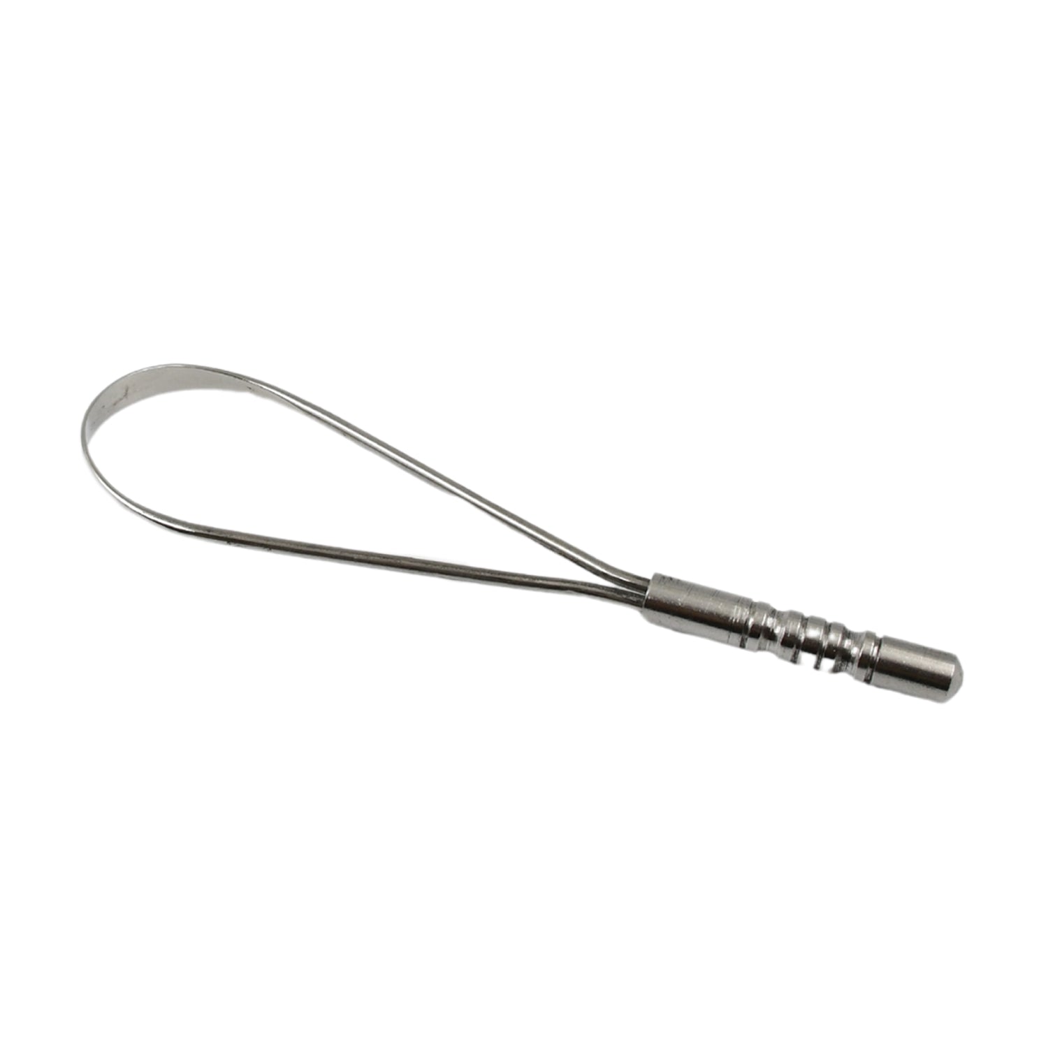 Wukusy steel tongue cleaner and scraper, health care tool for oral hygiene, with a stainless steel design for effective tongue cleaning.