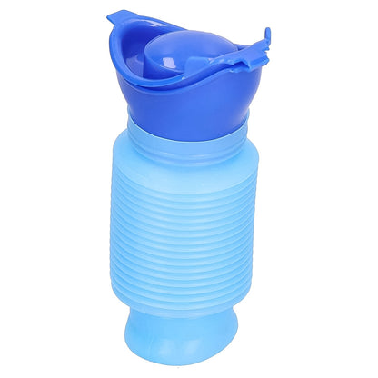 Foldable portable urinal bottle by Wukusy, 750 ml capacity, designed for health care, compact and easy to carry.