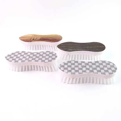 Wukusy Veepee ergonomic curved laundry brush set of 4 for effective cleaning, designed for health care use.
