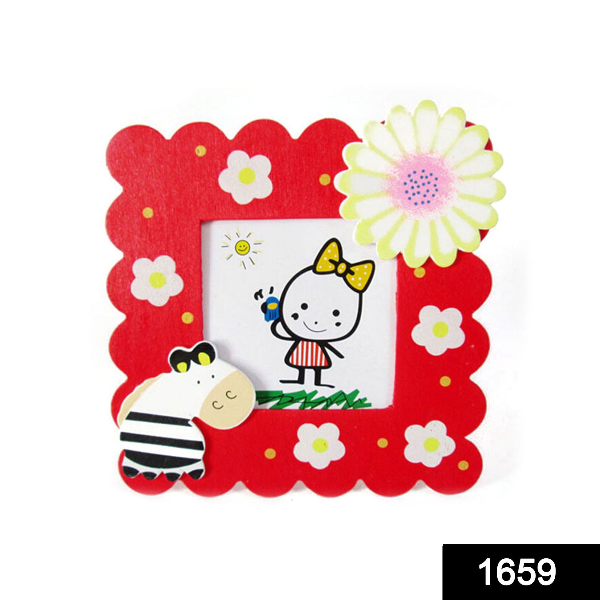 Wukusy synthetic table photo frame for home decor, featuring a sleek design for displaying photos on a table or shelf.