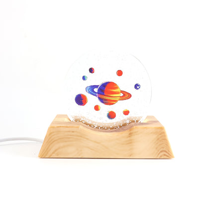 Wukusy 3D Creative Visualization LED Night Light, modern home decor lamp with artistic design and soft lighting for ambiance.