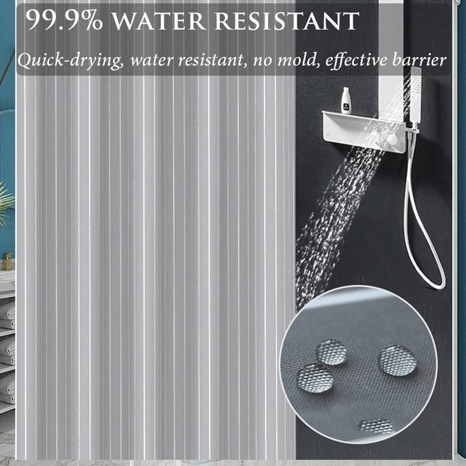 Wukusy solid 1-piece door curtain in mixed sizes, home decor, 1kg weight, lightweight fabric for stylish interior partitioning