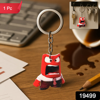 Animated character acrylic keychain from Wukusy, featuring a colorful, detailed design perfect for home decor or accessories.