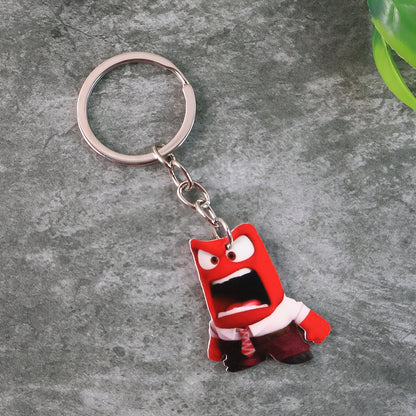 Animated character acrylic keychain from Wukusy, featuring a colorful and detailed home decor accessory with a fun design.