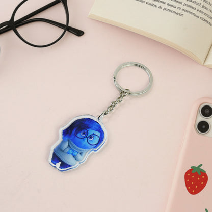 Cartoon character-themed acrylic keychain for home decor by Wukusy, featuring colorful character design on clear acrylic.