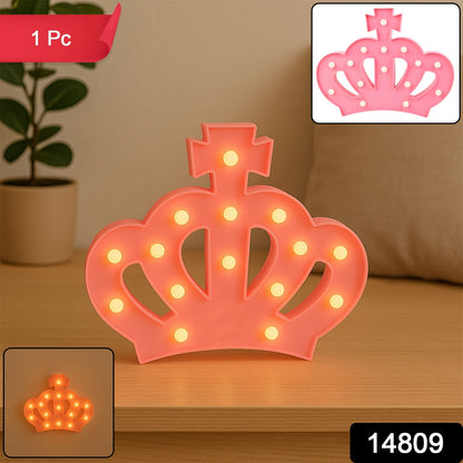 Wukusy crown-shaped LED decorative night light for home decor, featuring a stylish crown design illuminated in soft light.