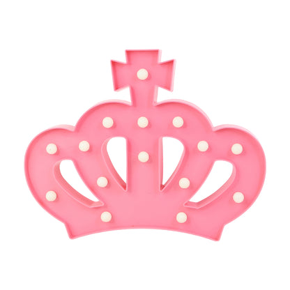Wukusy crown-shaped LED decorative night light for home decor, featuring a stylish crown design illuminated in soft light.