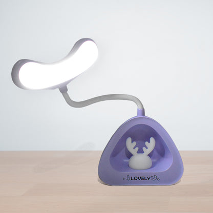 Wukusy cute LED desk lamp with button control, ideal for home decor, featuring a charming and functional design.