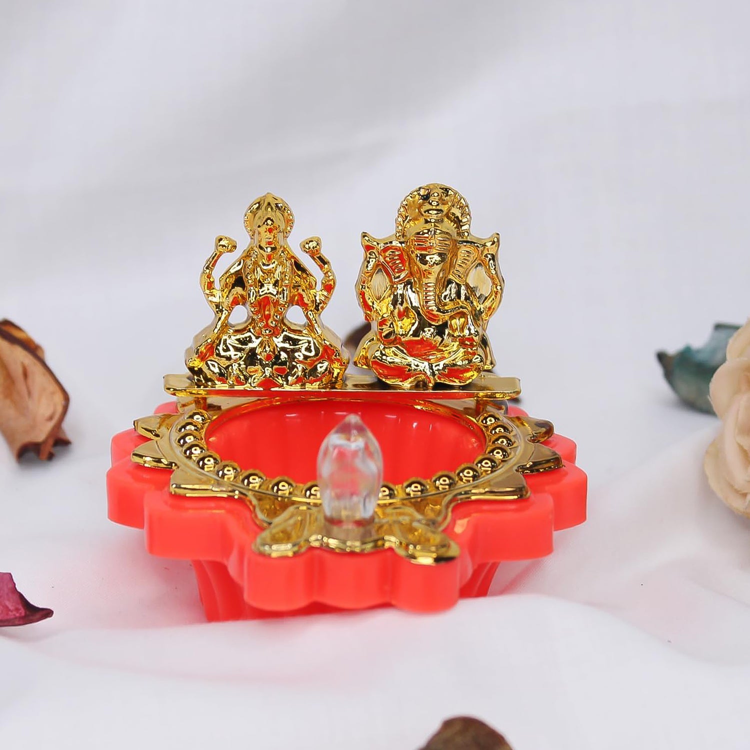 Decorative Water Sensor LED Diya from Wukusy, a home decor piece with water sensor and LED lighting, designed for festive or elegant decor.