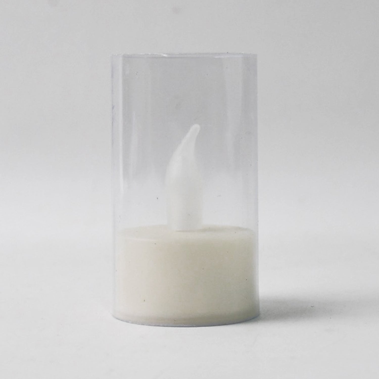 Set of 24 Wukusy flameless LED candles with transparent plastic covers, ideal for home decor and safe, ambient lighting.