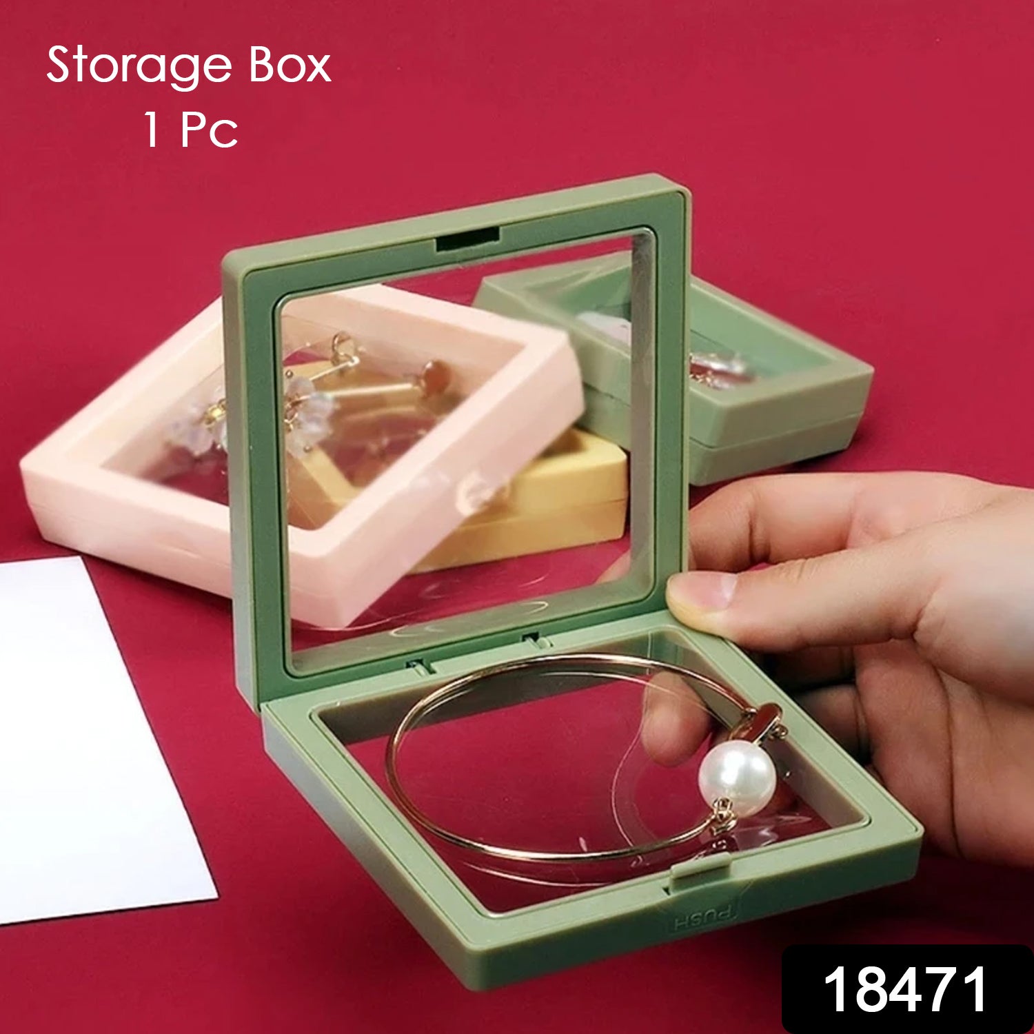 Wukusy gift packaging 3D floating frame display case for home decor, showcasing a transparent frame for special keepsakes.