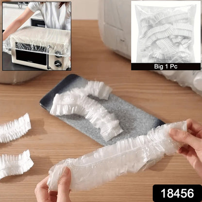 Wukusy home decor thick disposable dust-proof plastic furniture cover, large size, protects furniture from dust and dirt.
