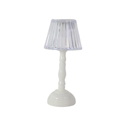 Set of four Wukusy LED crystal table lamps, elegant home decor with sparkling crystal accents and warm lighting.