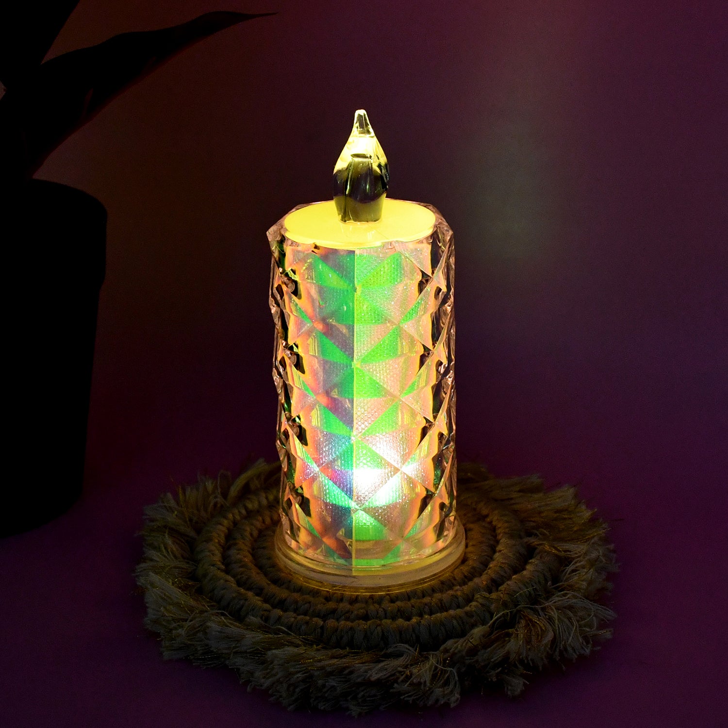 Wukusy LED flameless decorative candle lights set of 3 for home decor, realistic flickering glow, safe and stylish ambiance.