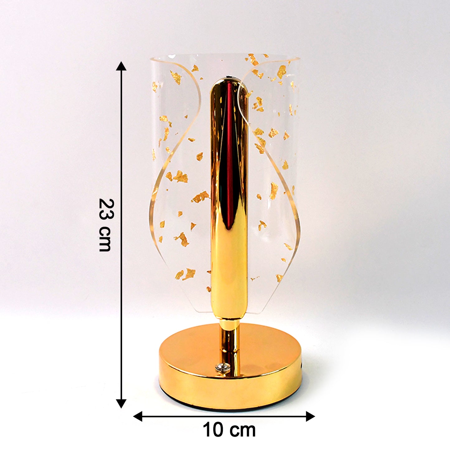 Wukusy luxury golden leaf design crystal table lamp for home decor, featuring elegant gold and crystal accents.