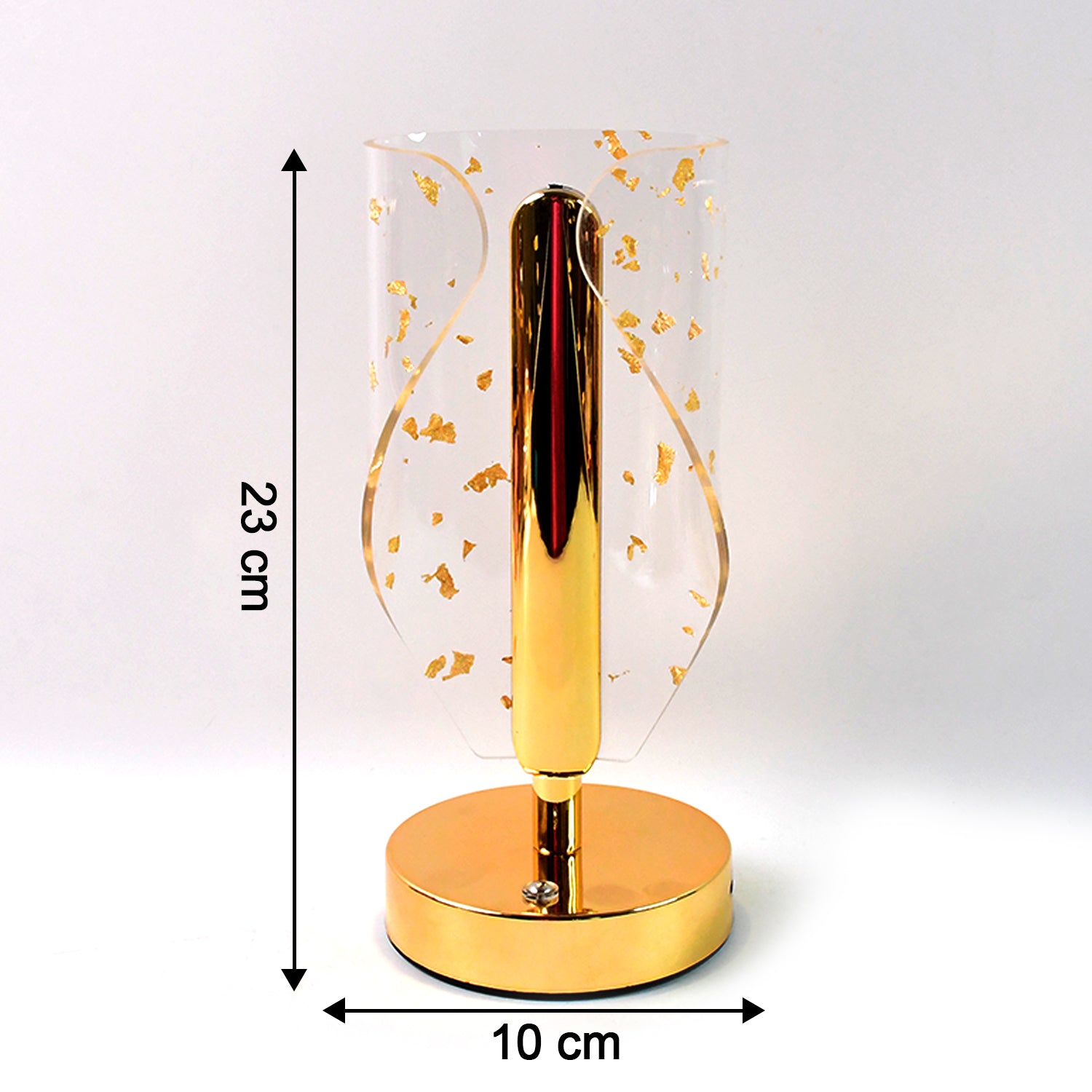 Wukusy luxury golden leaf design crystal table lamp for home decor, featuring elegant gold and crystal accents.