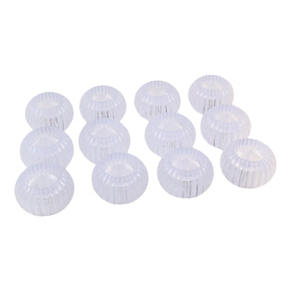 Set of 12 Wukusy LED crystal-effect flameless smokeless decorative candles for home decor, with a realistic glowing appearance.