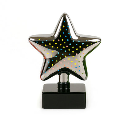 Wukusy star-shaped 3D illusion LED night lamp for home decor, featuring a glowing star design in a modern decorative style.