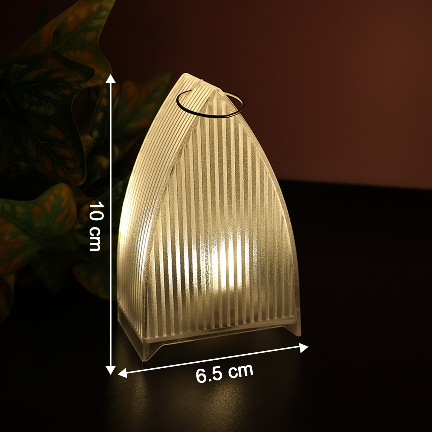 Set of 24 transparent decorative LED candle lights by Wukusy, ideal for home decor and ambient lighting.