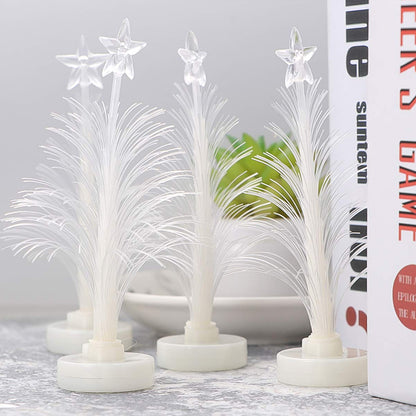 Colorful LED candlelight tree decoration by Wukusy, ideal for home decor, featuring vibrant lights and a festive design.