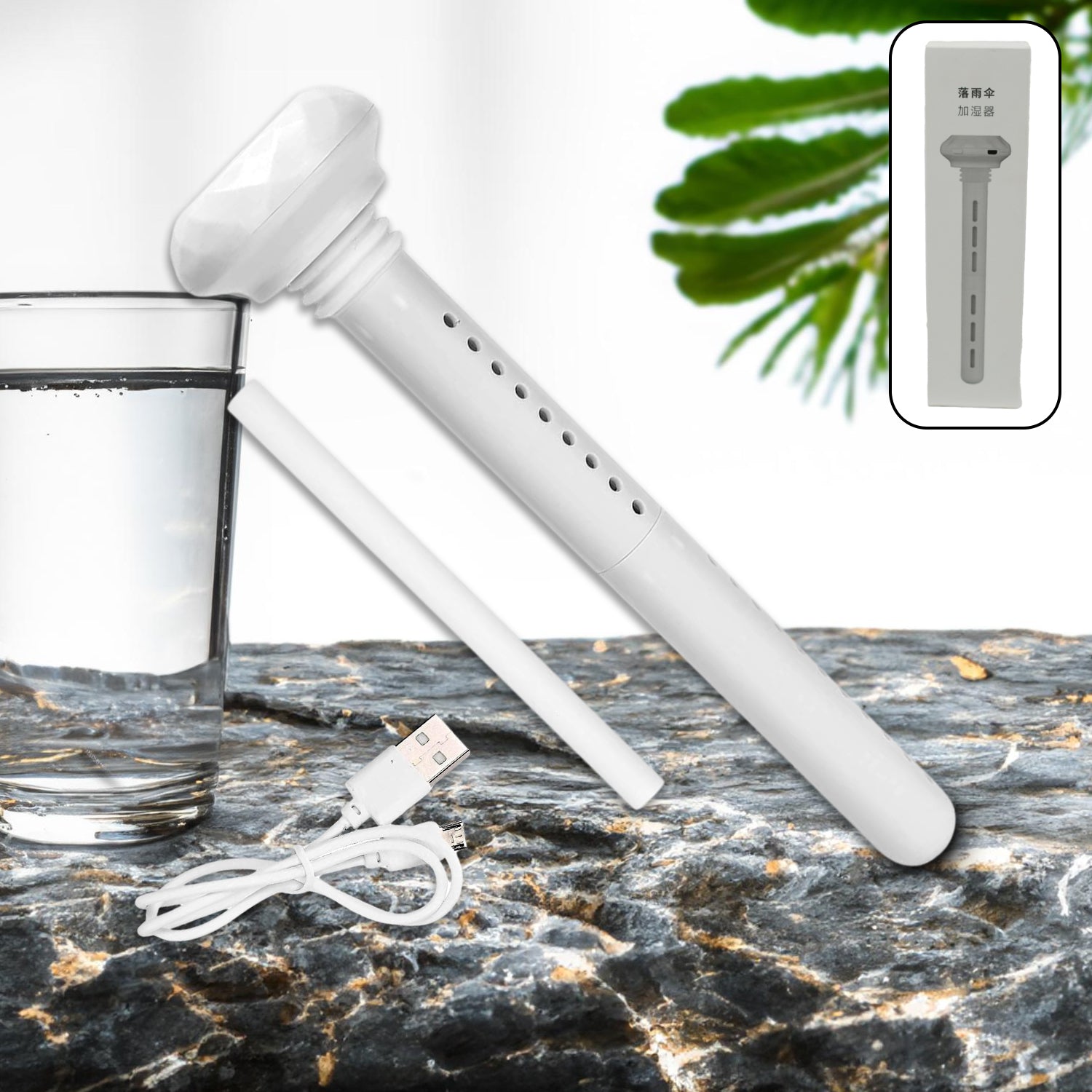 Wukusy mini portable USB humidifier for car and home, ultrasonic cool mist, compact design, ideal for travel, bedroom, or office use