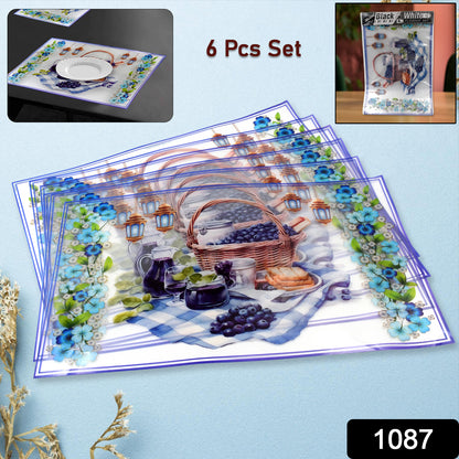 Wukusy 1087 table placement for dining table, home improvement accessory, showing a sleek, durable table protector on a dining surface.