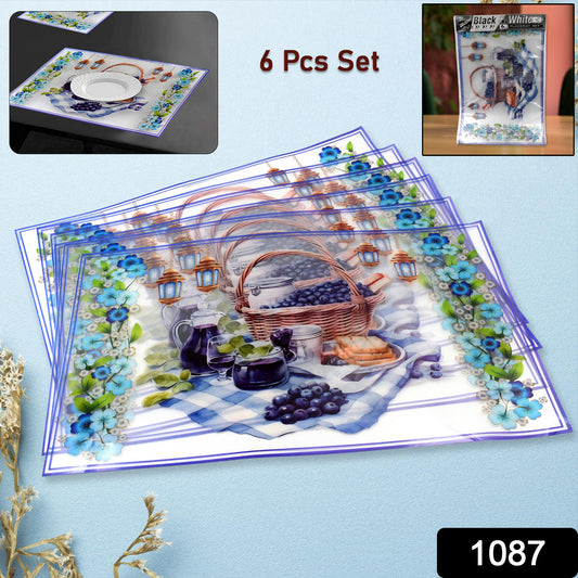 Wukusy 1087 table placement for dining table, home improvement accessory, showing a sleek, durable table protector on a dining surface.