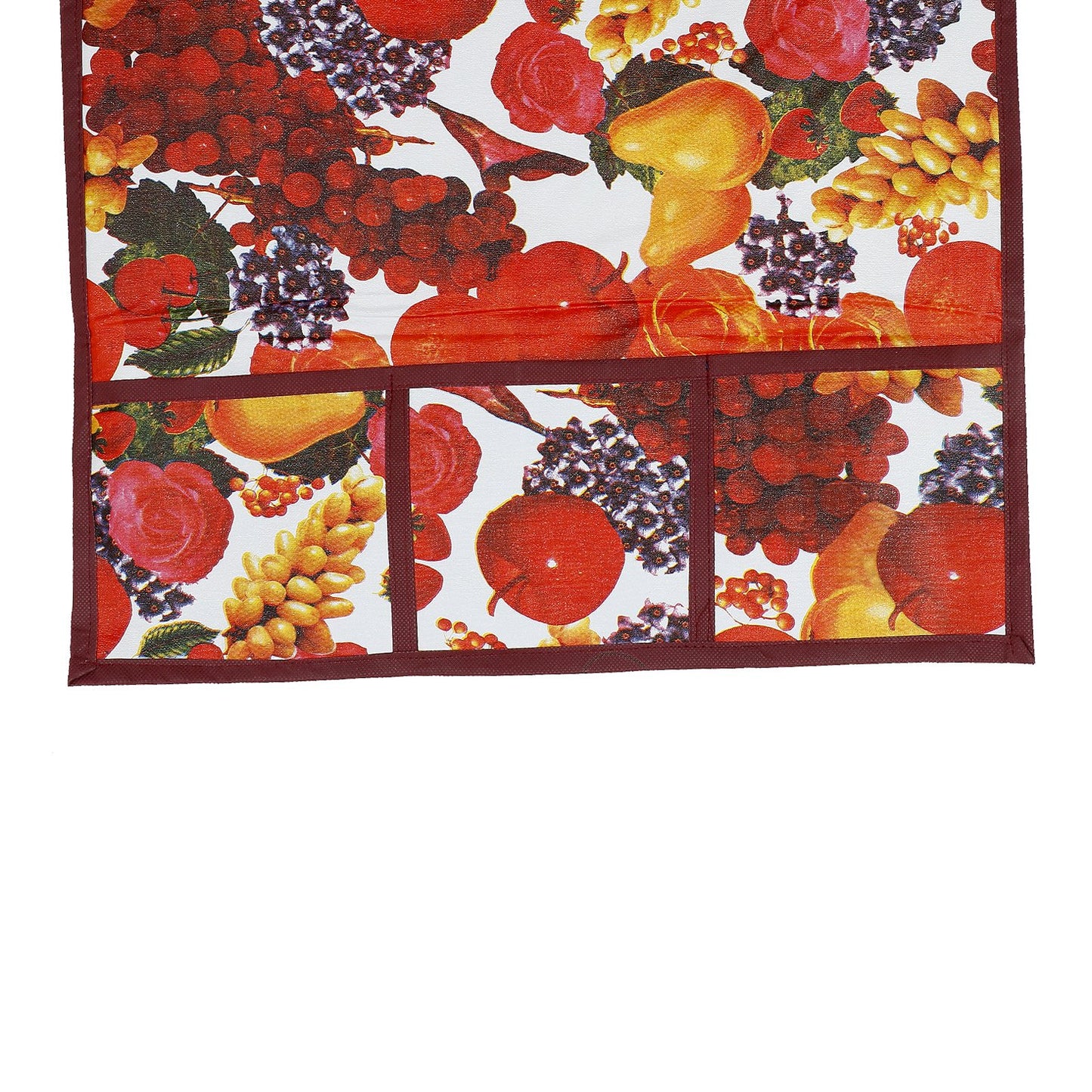 Wukusy decorative kitchen fridge top cover with floral pattern, designed for home improvement and fridge protection.