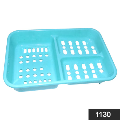Wukusy 1130 3-in-1 soap keeping plastic case for bathroom use, compact bathroom organization and soap storage solution