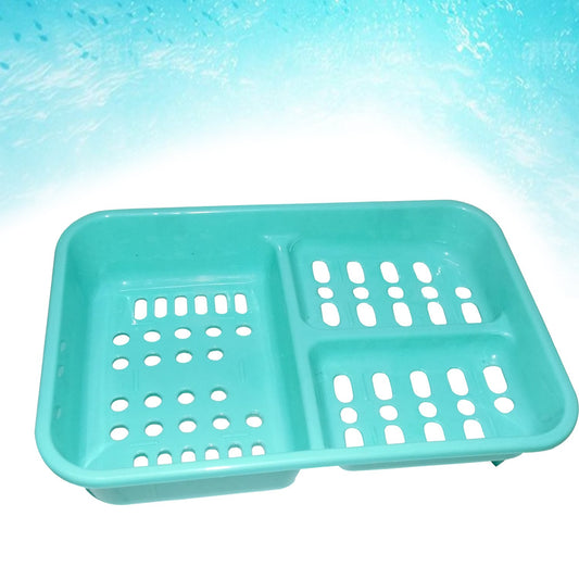 Wukusy 3-in-1 soap keeping plastic case for bathroom, compact home improvement storage container for soap and accessories