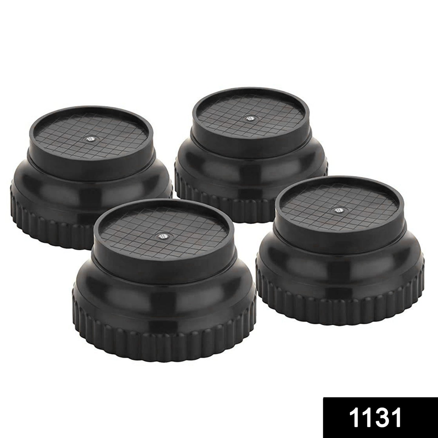 Set of four Wukusy multi-purpose round plastic legs and stands for home improvement projects, durable and easy to install.
