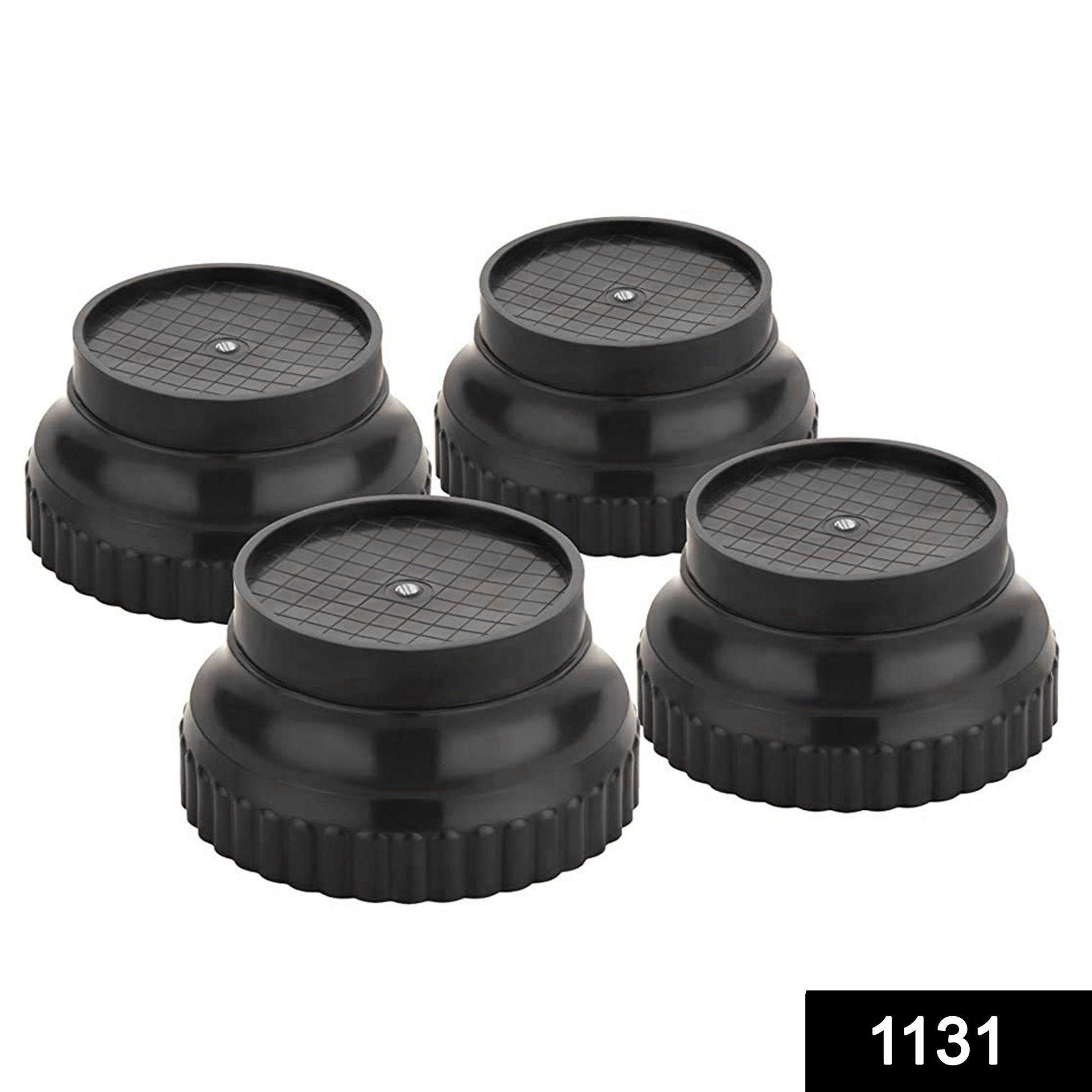 Set of four Wukusy multi-purpose round plastic legs and stands for home improvement projects, durable and easy to install.