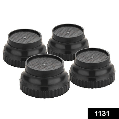 Set of four Wukusy multi-purpose round plastic legs and stands for home improvement projects, durable and easy to install.