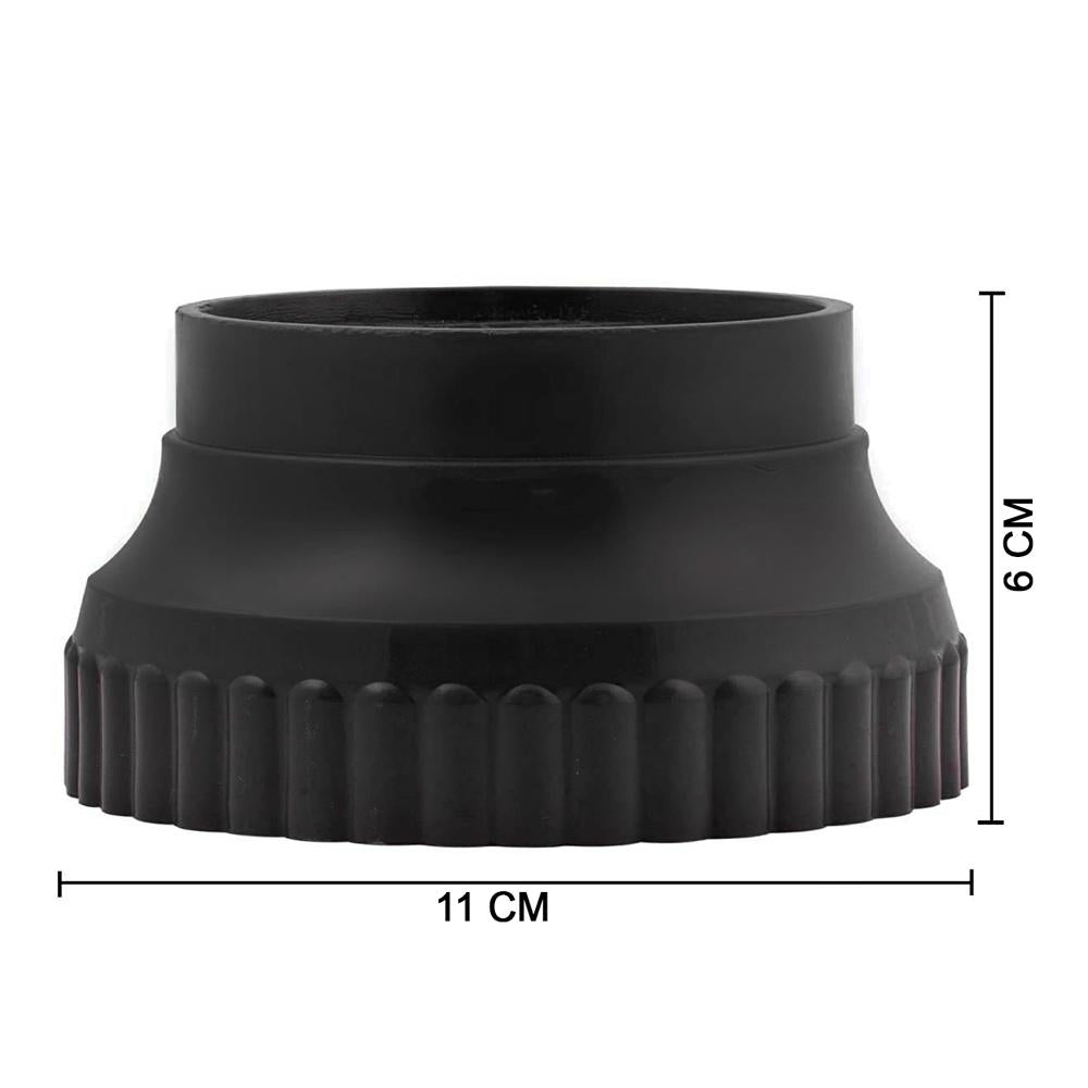 Set of four Wukusy round plastic legs for furniture or stands, versatile home improvement accessory with durable construction.