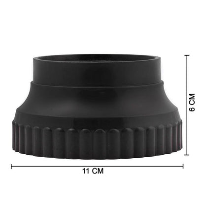 Set of four Wukusy round plastic legs for furniture or stands, versatile home improvement accessory with durable construction.