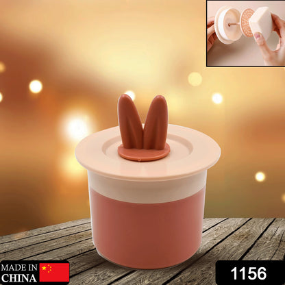 Wukusy facial cleanser foam cup for rich foam, portable skincare tool for face wash, white plastic facial foam maker cup.