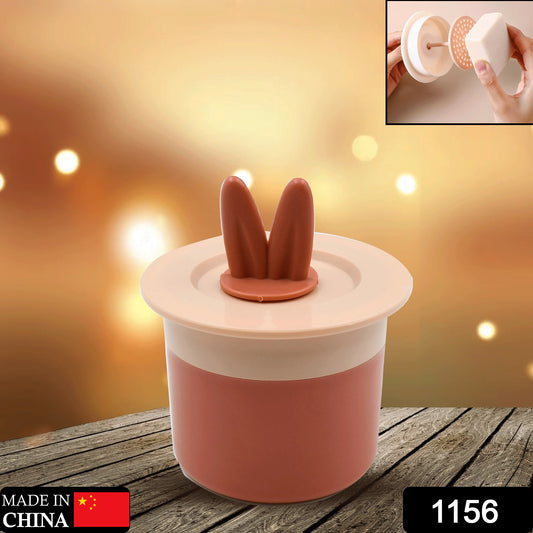 Wukusy facial cleanser foam cup for rich foam, portable skincare tool for face wash, white plastic facial foam maker cup.