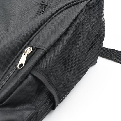Wukusy 1209 polyester laptop backpack with slim, water-resistant design, durable college and computer bag for men and women.