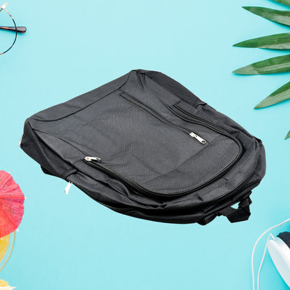 Wukusy 1209 polyester laptop backpack, slim and durable with water resistance, suitable for college, work, and everyday use.