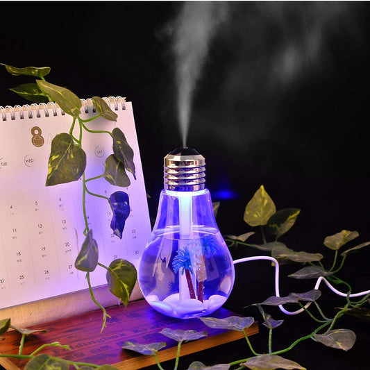 Wukusy 1242 automatic spray sanitizer air freshener humidifier for home improvement, showing sleek device with spray nozzle.