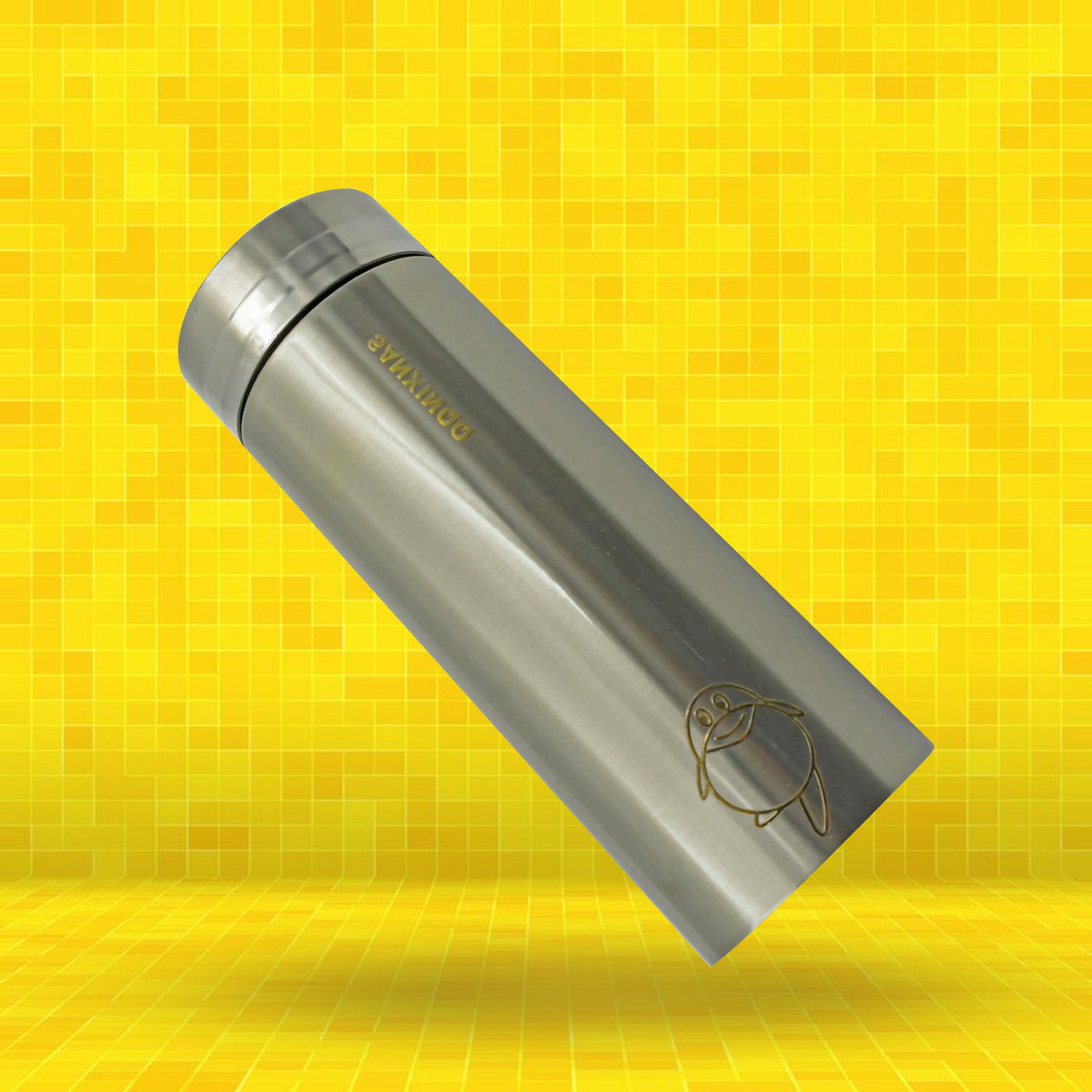 Wukusy stainless steel vacuum insulated travel flask with leakproof lid, BPA-free water bottle for office, gym, or school use