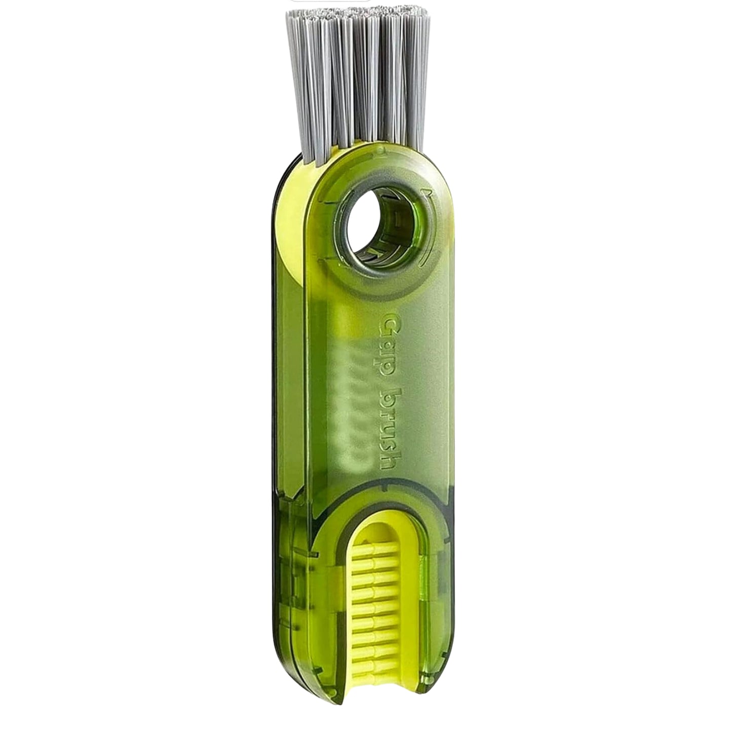 Wukusy 3-in-1 multifunctional cleaning brush for bottles, cups, and lids, ideal for kitchen and home cleaning tasks.