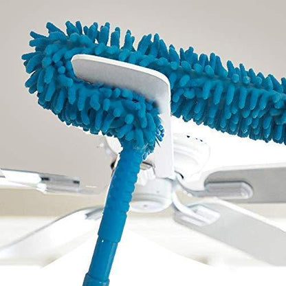 Wukusy 1270 foldable microfiber fan duster for quick, easy cleaning of home surfaces and appliances.