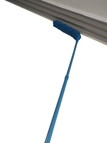 Wukusy 1270 foldable microfiber fan cleaning duster for quick, easy home cleaning, shown unfolded with microfiber surface