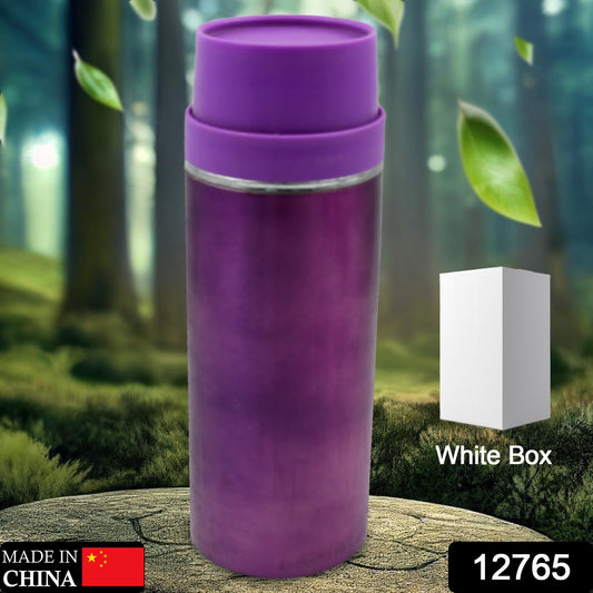 Wukusy stainless steel 500ml water bottle, leak-proof, rust-proof, BPA-free, insulated for hot or cold drinks at home or gym.