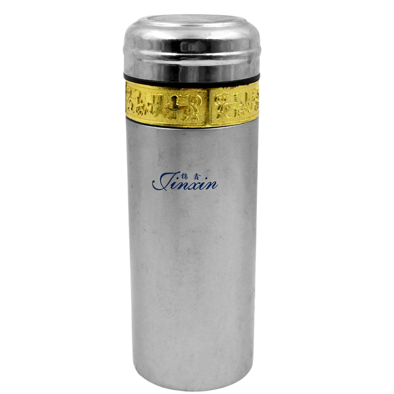 Wukusy stainless steel water bottle, 350ml, leak-proof, rust-proof, BPA-free, for hot and cold drinks, suitable for gym and office use.