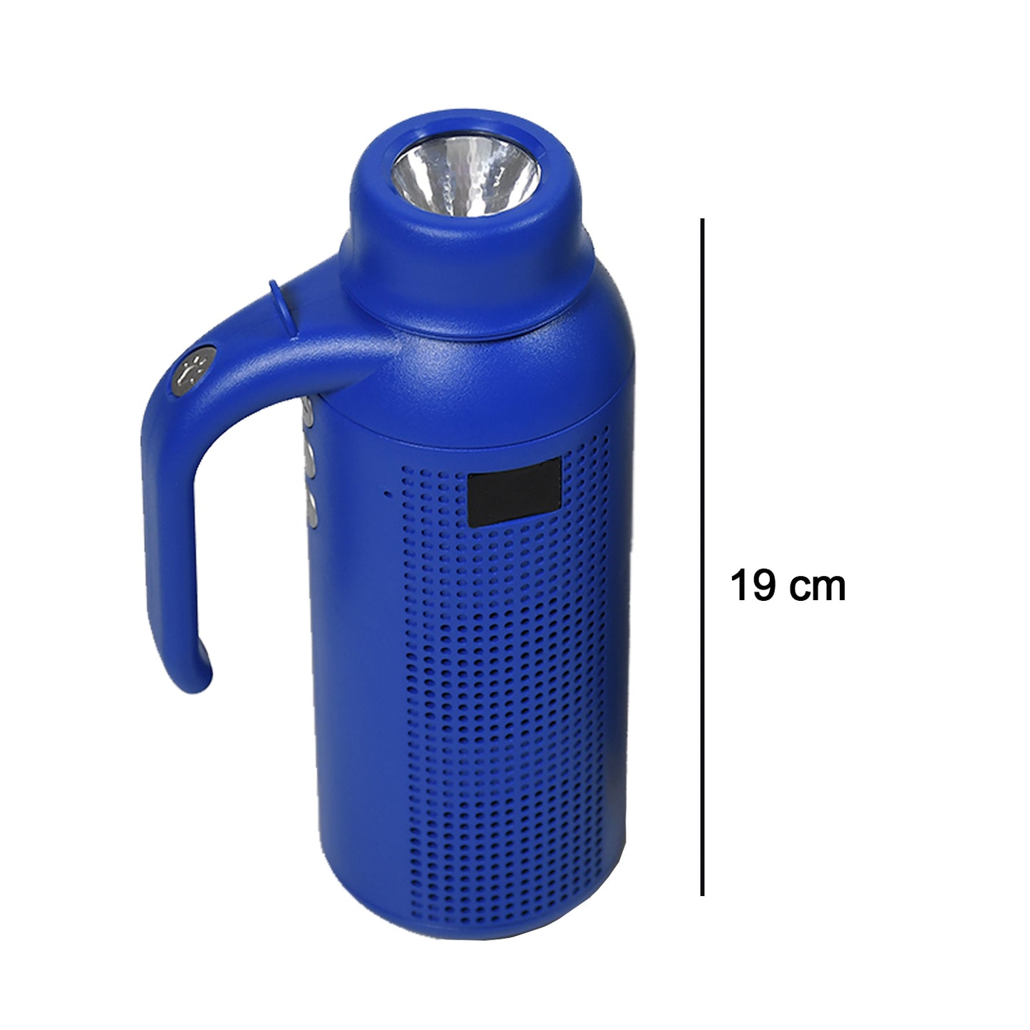 Wukusy 1287 Smart Bluetooth Speaker with torch light, wireless design, night flash light, ideal for home improvement and outdoor use.