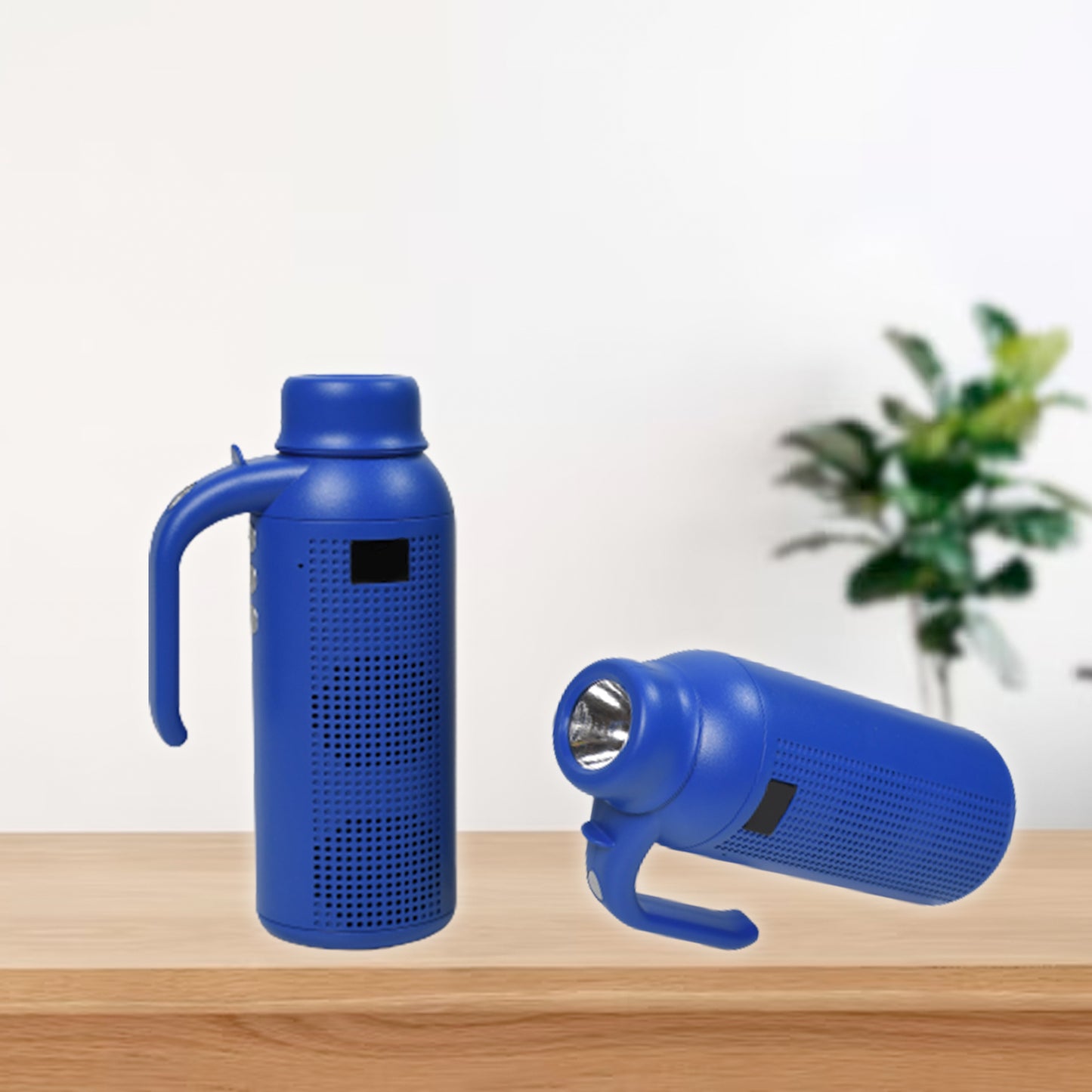 Wukusy 1287 Smart Bluetooth Speaker with torch light and night flash light, wireless home improvement device, portable and versatile.